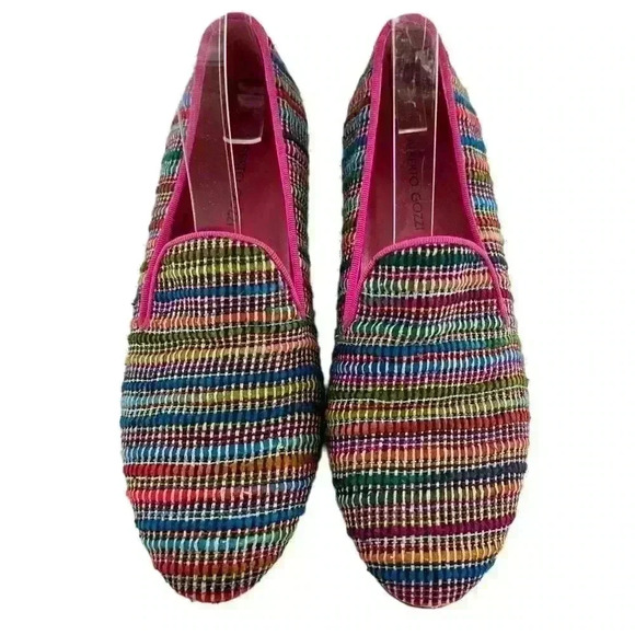 Alberto Gozzi womens flats size 38 multicolored domaine smoking loafers - Picture 12 of 12